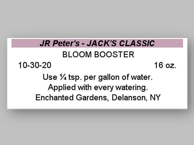 Jack's Classic Bloom Booster 10-30-20 - Click Image to Close